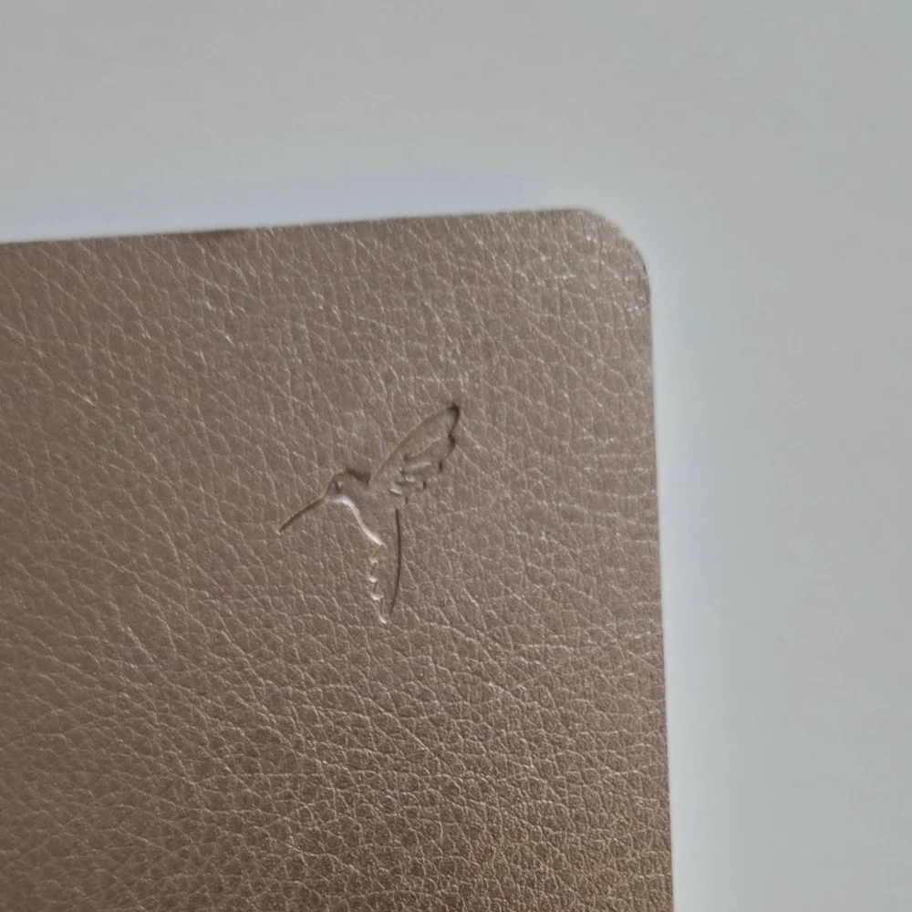 Papyrus Stiched Lined Large Journal  Notebook Gingko Gold